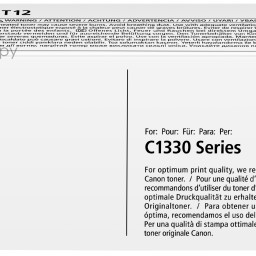 Тонер-картридж Canon Toner T12 (yellow), 5300 стр.