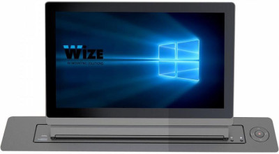 Выдвижной монитор Wize Pro Genius Tilt WR-15GT Touch (черный)
