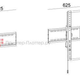 DiGiS кронштейн-адаптер DSM-P1784-2