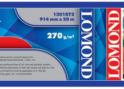 Бумага с покрытием Lomond XL Premium Satin Photo Paper, полуглянцевая, 270 г/кв.м, 914 мм, 30 м