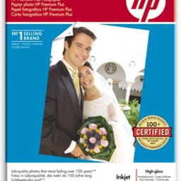 Бумага HP Premium Plus High-Gloss Photo Paper, глянцевая, 10 x 15 см (100 x 150 мм), 280 г/кв.м (25 листов)