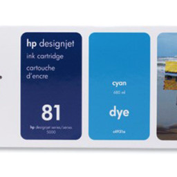 Картридж HP 81 (cyan) 680мл