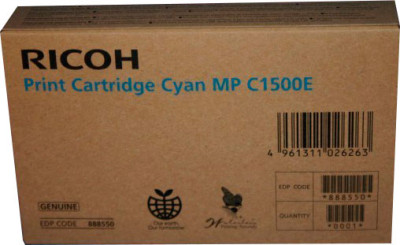 Картридж Ricoh Print Cartridge Type MP C1500E (cyan), 3000 стр.