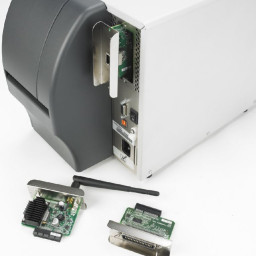 Термотрансферный принтер Zebra ZT230 203 DPI, RS232, USB, Ethernet, отделитель, намотчик подложки