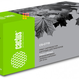 Картридж лазерный Cactus CS-C719 черный (2100стр.) для Canon i-SENSYS MF5840 MF5880 LBP6300 6650