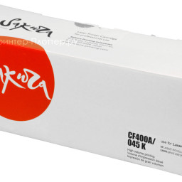 Тонер-картридж SAKURA CF400A/045BK для HP, Canon (black), 1400 стр. (PP052039)