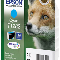 Картридж Epson DURABrite Ultra Ink T1282 Singlepack (cyan) (C13T12824022, C13T12824021)