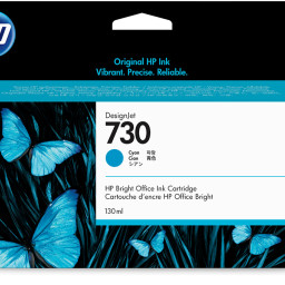 Картридж HP 730 (cyan) 130 мл