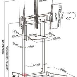 DiGiS мобильная моторизованная стойка DSM-PM986
