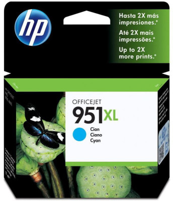 Картридж HP 951XL (cyan), 1500 стр.