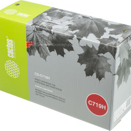 Картридж лазерный Cactus CS-C719H черный (6400стр.) для Canon MF5840dni-Sensys/MF5880dni, LBP6300i/6650i