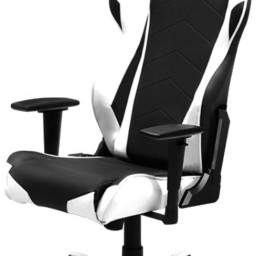 Игровое кресло DXRacer Racing OH/RE0/NW (чёрно-белый)