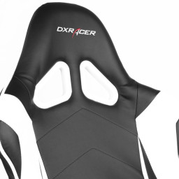 Игровое кресло DXRacer Racing OH/RE0/NW (чёрно-белый)