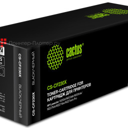 Картридж лазерный Cactus CS-CF230X черный (3500 стр.) для HP LJ 203/227