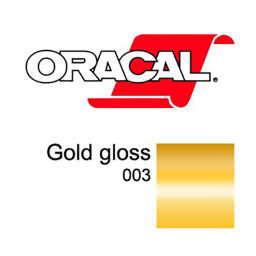 Пленка Oracal 352 F003 (золотистый), 23мкм, 1000мм x 50м (4011363053530)