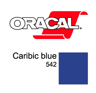 Пленка Oracal 8500 F542 (синий), 80мкм, 1260мм (1 п.м.)