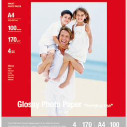 Бумага Canon Everyday Use Glossy Photo Paper GP-501, глянцевая, A4 (210 x 297 мм), 200 г/кв.м (100 листов)
