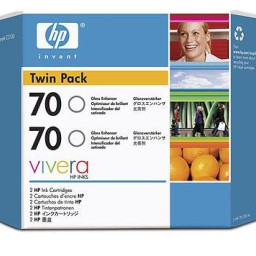 Картридж HP 70 комплект (gloss enhancer) 2шт x 130мл