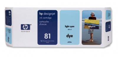 Картридж HP 81 (light cyan) 680мл