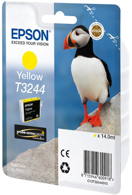 Картридж Epson T3244 (yellow), 14 мл