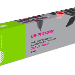Картридж лазерный Cactus CS-PH7400M 106R01151 пурпурный (9000 стр.) для Xerox Phaser 7400
