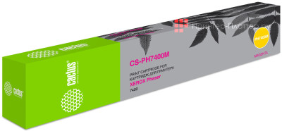 Картридж лазерный Cactus CS-PH7400M 106R01151 пурпурный (9000 стр.) для Xerox Phaser 7400