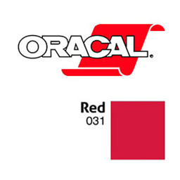 Пленка Oracal 641M F031 (красный), 75мкм, 1260мм x 50м (4011363113524)