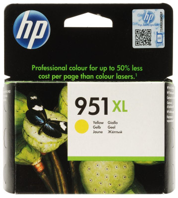 Картридж HP 951XL (yellow), 1500 стр.