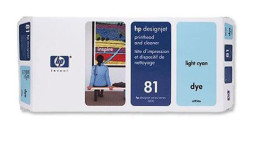 Печатающая головка HP 81 (light cyan/cleaner)