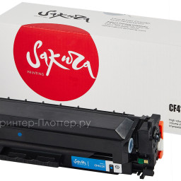 Тонер-картридж SAKURA CF411X для HP Color LaserJet Pro M452, M477, M377dw (cyan), 5000 ст (PP052377)