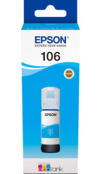 Чернила Epson 106 EcoTank Ink Bottle (cyan), 5000 стр.