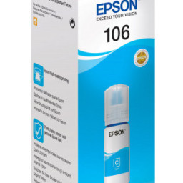Чернила Epson 106 EcoTank Ink Bottle (cyan), 5000 стр.