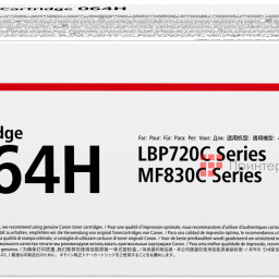 Тонер-картридж Canon Cartridge 064H (yellow), 10400 стр. (PP092879)