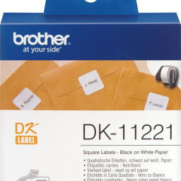 Brother адресные наклейки DK11221, 23 x 23 мм,1000 шт.