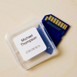 Brother адресные наклейки DK11221, 23 x 23 мм,1000 шт.