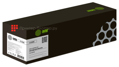 Картридж лазерный Cactus 44469716 CS-O330C голубой (3000стр.) для Oki C330/C530