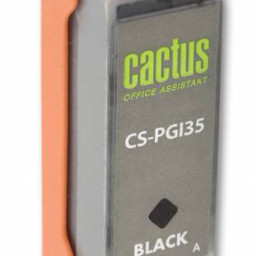 Картридж струйный Cactus CS-PGI35 черный (9мл) для Canon Pixma IP100