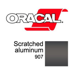 Пленка Oracal 352 F907 (серебристый), 50мкм, 1000мм x 50м (4011363339856)