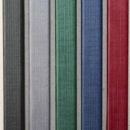 Каналы для переплета OPUS Metalbind, 304 мм, Classic Slim ткань, 24 мм, серые, 10 шт.