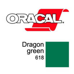 Пленка Oracal 8500 F618 (зеленый), 80мкм, 1000мм (1 п.м.)