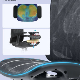 Эргономичное кресло Sihoo M57 (черный)