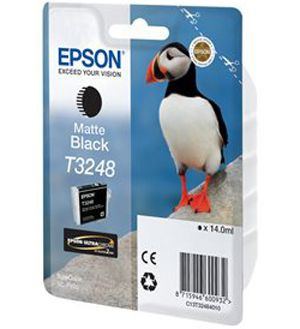 Картридж Epson T3248 (matte black), 14 мл