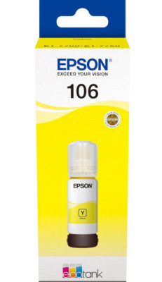 Чернила Epson 106 EcoTank Ink Bottle (yellow), 5000 стр.