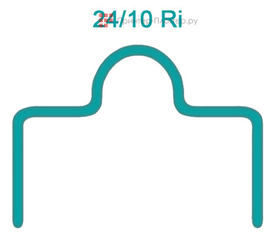 Nagel скобы 24/10 Ri, 5000 шт.