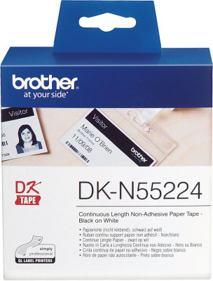 Brother адресные наклейки Brother DKN55224, 54 мм x 30,5 м