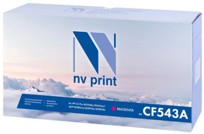 Картридж NVP совместимый NV-CF543A Magenta для HP Color LaserJet Pro M254dw/ M254nw/ M280nw/ M281fdn/ M281fdw (1300k)