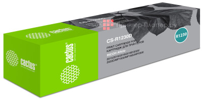 Картридж лазерный Cactus CS-R1230D 1230D черный (9000стр.) для Ricoh Aficio 2015/2016/2018/2018D/2020/2020D/MP 1500/MP 1600/MP 1600L/MP 1900/MP 2000/MP 2000L/MP 2000LN