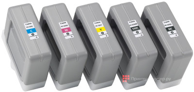 Комплект картриджей Canon PFI-303 (MBK,BK,M,C,Y) 5 шт х 330 мл