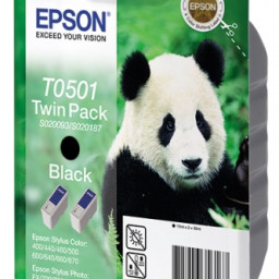 Картридж Epson T0501 комплект (black) 2шт