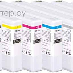 Картридж Epson Ink Cartridge T55W3 (vivid magenta), 200 мл